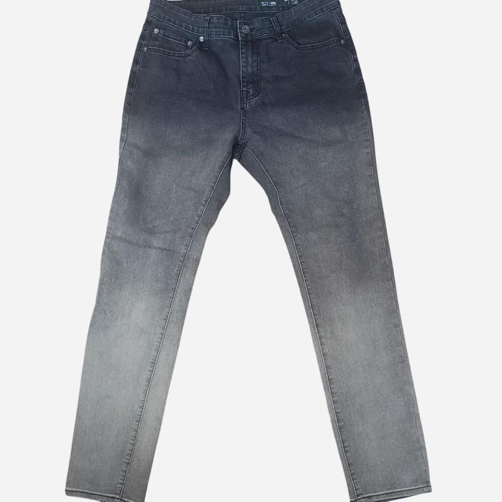 WXYZ nomad SLIM FIT Men's Grey and Black Jeans